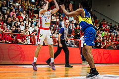 Basketball, Basketball Austria Cup 2023/24, Semifinale, Traiskirchen Lions, UBSC Graz, Aleksej Kostic (6)