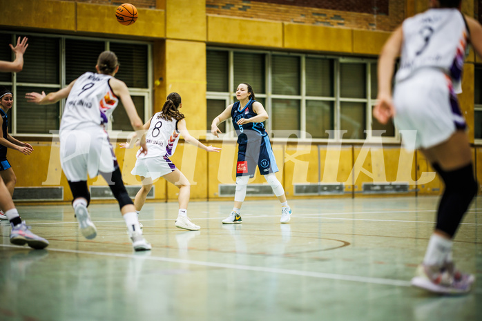 Basketball, Win2Day Basketball Damen Superliga 2023/24, Grunddurchgang 6.Runde, Vienna United, Vienna Timberwolves, Katharina Kindl (5)