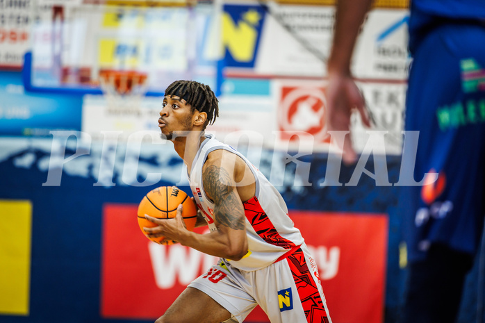 Basketball, Basketball Austria Cup 2023/24, Semifinale, Traiskirchen Lions, UBSC Graz, Jaquan Lawrence (40)