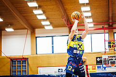 Basketball, Basketball Austria Cup 2023/24, Semifinale, Traiskirchen Lions, UBSC Graz, Lukas Simoner (12)