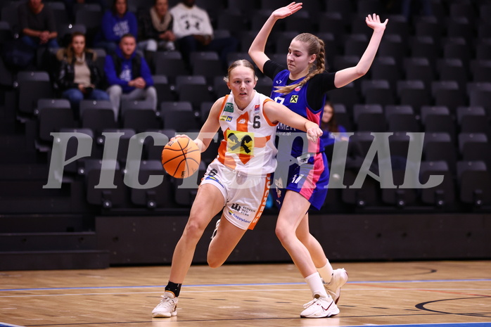 10.12.2023, Graz, Raiffeisen Sportpark, Basketball Damen Superliga 2023/24, Grunddurchgang 6.Runde, UBSC-DBBC Graz - BK Raiffeisen Duchess Klosterneuburg,  