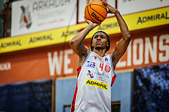 Basketball, Basketball Austria Cup 2023/24, Semifinale, Traiskirchen Lions, UBSC Graz, Demarcus Demonia (4)