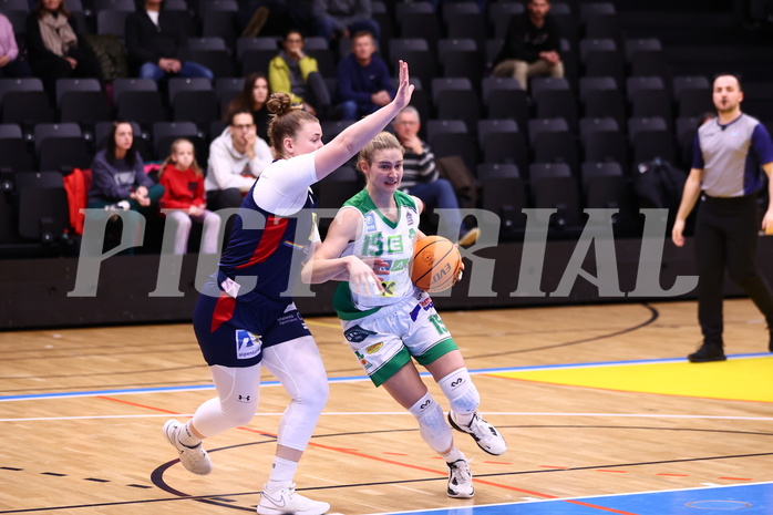10.12.2023, Graz, Raiffeisen Sportpark, Basketball Damen Superliga 2023/24, Grunddurchgang 6.Runde, UBI Holding Graz - SKN St. Pölten Frauen ,  