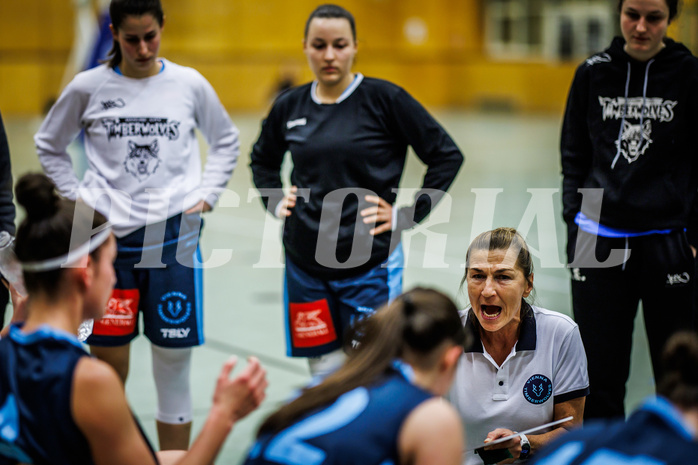 Basketball, Win2Day Basketball Damen Superliga 2023/24, Grunddurchgang 6.Runde, Vienna United, Vienna Timberwolves, Beata Renertova (Head Coach)