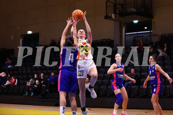 10.12.2023, Graz, Raiffeisen Sportpark, Basketball Damen Superliga 2023/24, Grunddurchgang 6.Runde, UBSC-DBBC Graz - BK Raiffeisen Duchess Klosterneuburg,  
