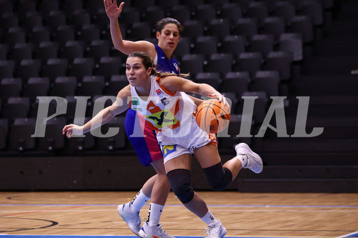 10.12.2023, Graz, Raiffeisen Sportpark, Basketball Damen Superliga 2023/24, Grunddurchgang 6.Runde, UBSC-DBBC Graz - BK Raiffeisen Duchess Klosterneuburg,  