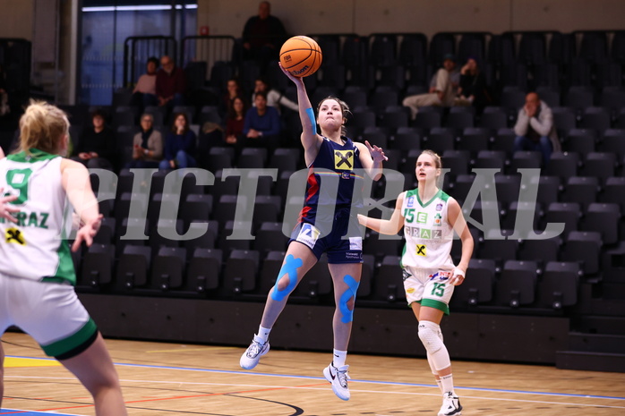 10.12.2023, Graz, Raiffeisen Sportpark, Basketball Damen Superliga 2023/24, Grunddurchgang 6.Runde, UBI Holding Graz - SKN St. Pölten Frauen ,  
