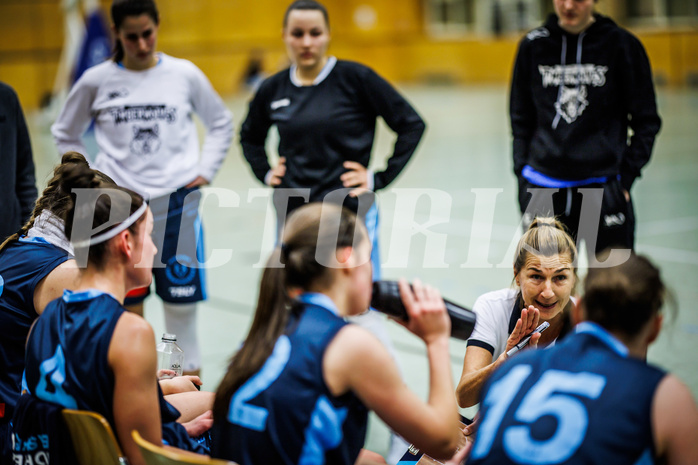 Basketball, Win2Day Basketball Damen Superliga 2023/24, Grunddurchgang 6.Runde, Vienna United, Vienna Timberwolves, Beata Renertova (Head Coach)