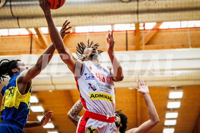 Basketball, Basketball Austria Cup 2023/24, Semifinale, Traiskirchen Lions, UBSC Graz, Jaquan Lawrence (40)