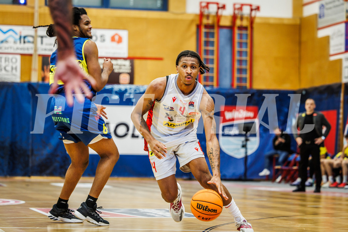 Basketball, Basketball Austria Cup 2023/24, Semifinale, Traiskirchen Lions, UBSC Graz, Demarcus Demonia (4)