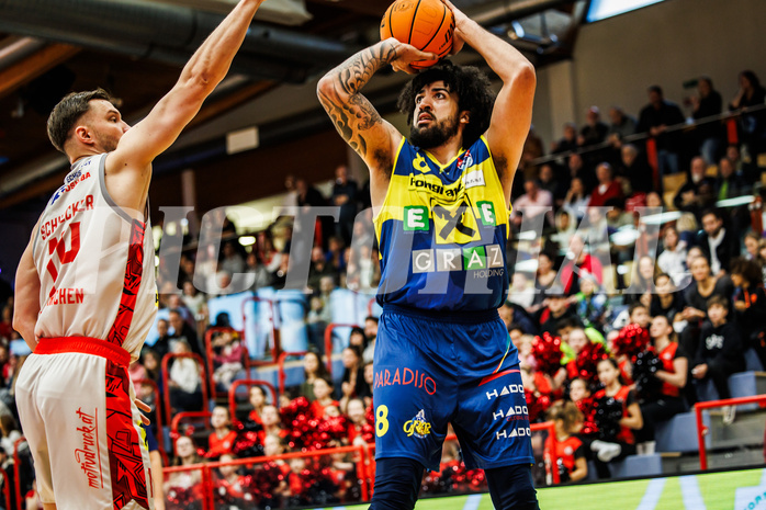 Basketball, Basketball Austria Cup 2023/24, Semifinale, Traiskirchen Lions, UBSC Graz, Avery Diggs (8)
