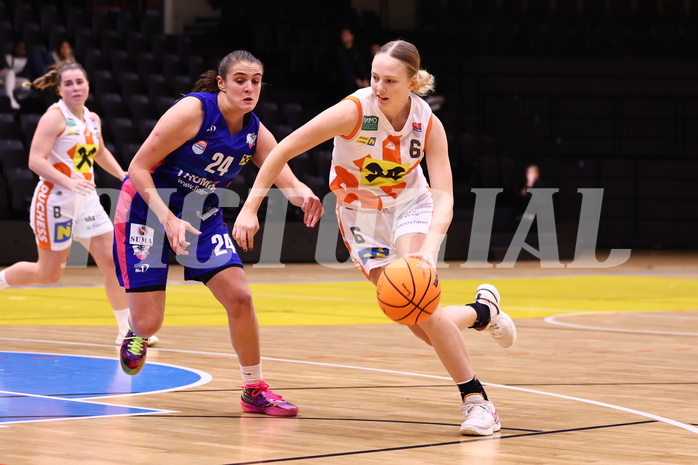 10.12.2023, Graz, Raiffeisen Sportpark, Basketball Damen Superliga 2023/24, Grunddurchgang 6.Runde, UBSC-DBBC Graz - BK Raiffeisen Duchess Klosterneuburg,  