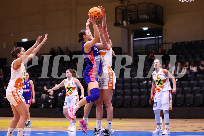 10.12.2023, Graz, Raiffeisen Sportpark, Basketball Damen Superliga 2023/24, Grunddurchgang 6.Runde, UBSC-DBBC Graz - BK Raiffeisen Duchess Klosterneuburg,  