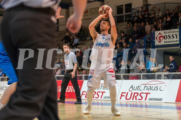 Basketball, ABL 2017/18, Grunddurchgang 20.Runde, Oberwart Gunners, UBSC Graz, Benjamin Blazevic (12)