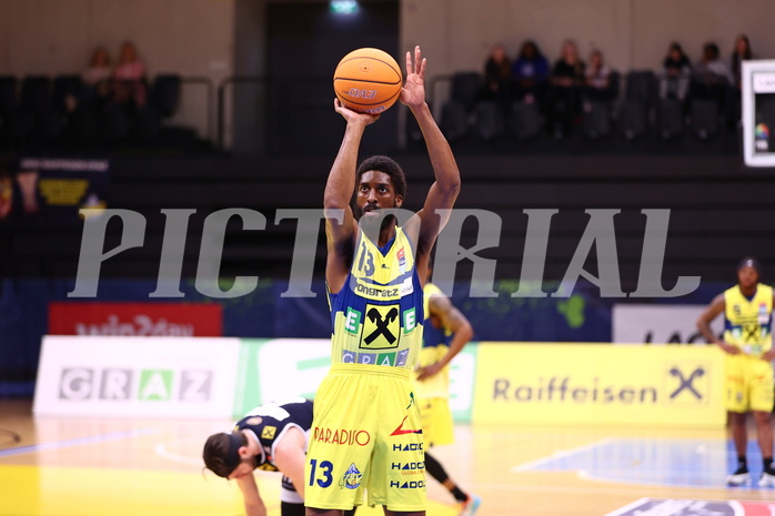 18.04.2025, Graz, Raiffeisen Sportpark Graz, Basketball Superliga 2024/25, Playoffs, Viertelfinale, Spiel 2, UBSC Graz - Gmunden Swans