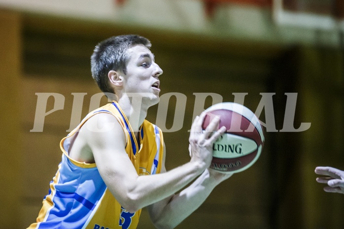 Basketball, 2.Bundesliga, Grunddurchgang 5.Runde, Mattersburg Rocks, Mistelbach Mustangs, Rejhan Sehinovic (13)