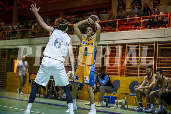Basketball, 2.Bundesliga, Grunddurchgang 5.Runde, Mattersburg Rocks, Mistelbach Mustangs, Dusan Oluic (8)