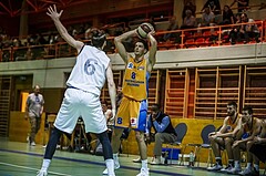 Basketball, 2.Bundesliga, Grunddurchgang 5.Runde, Mattersburg Rocks, Mistelbach Mustangs, Dusan Oluic (8)