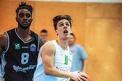 Basketball, Basketball Zweite Liga 2022/23 Playoff, Viertelfinale Spiel 2, Union Deutsch Wagram, Raiders Tirol, Simon Marek (11)