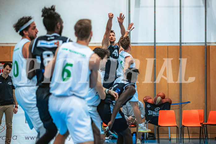 Basketball, Basketball Zweite Liga 2022/23 Playoff, Viertelfinale Spiel 2, Union Deutsch Wagram, Raiders Tirol, Timur Bas (48)