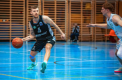 Basketball, Basketball Zweite Liga 2022/23 Playoff, Viertelfinale Spiel 2, Union Deutsch Wagram, Raiders Tirol, Jiri Dedek (3)