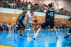 Basketball, Basketball Zweite Liga 2022/23 Playoff, Viertelfinale Spiel 2, Union Deutsch Wagram, Raiders Tirol, Luis Göd (2)