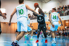 Basketball, Basketball Zweite Liga 2022/23 Playoff, Viertelfinale Spiel 2, Union Deutsch Wagram, Raiders Tirol, Mansata Cisse (8)