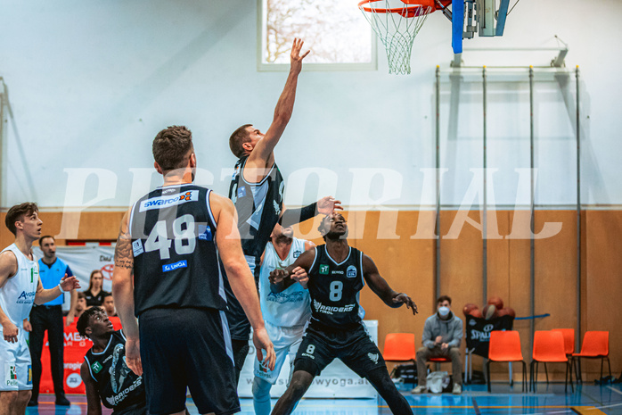 Basketball, Basketball Zweite Liga 2022/23 Playoff, Viertelfinale Spiel 2, Union Deutsch Wagram, Raiders Tirol, Filip Mileta (44)