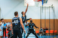 Basketball, Basketball Zweite Liga 2022/23 Playoff, Viertelfinale Spiel 2, Union Deutsch Wagram, Raiders Tirol, Filip Mileta (44)