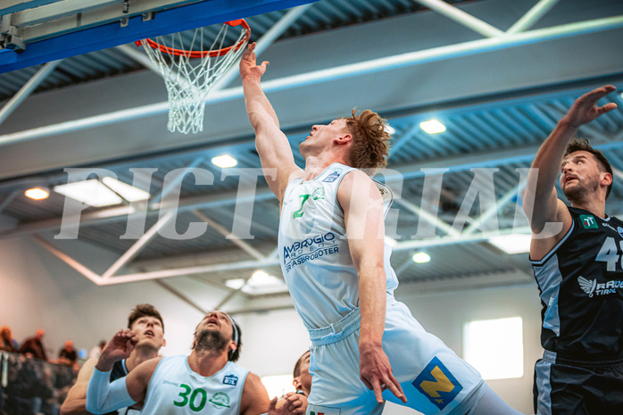 Basketball, Basketball Zweite Liga 2022/23 Playoff, Viertelfinale Spiel 2, Union Deutsch Wagram, Raiders Tirol, Luis Göd (2)