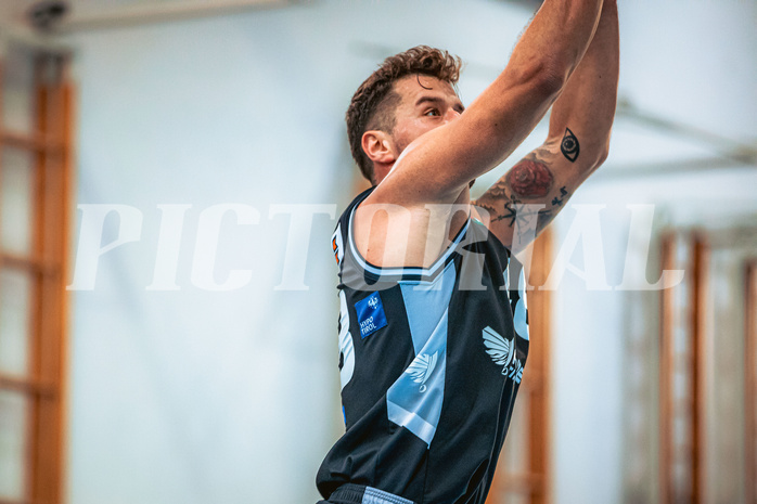 Basketball, Basketball Zweite Liga 2022/23 Playoff, Viertelfinale Spiel 2, Union Deutsch Wagram, Raiders Tirol, Timur Bas (48)