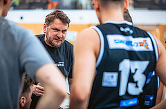 Basketball, Basketball Zweite Liga 2022/23 Playoff, Viertelfinale Spiel 2, Union Deutsch Wagram, Raiders Tirol, Amir Medinov (Head Coach)