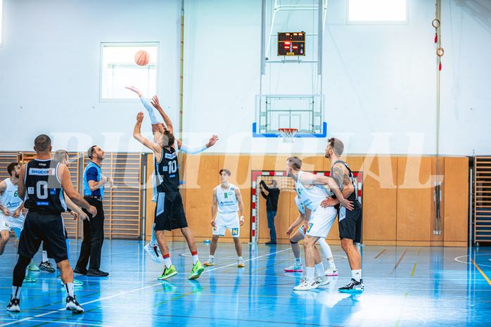 Basketball, Basketball Zweite Liga 2022/23 Playoff, Viertelfinale Spiel 2, Union Deutsch Wagram, Raiders Tirol, Marko Kolaric (30), Thomas Pirchner (10)