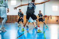 Basketball, Basketball Zweite Liga 2022/23 Playoff, Viertelfinale Spiel 2, Union Deutsch Wagram, Raiders Tirol, Jiri Dedek (3)