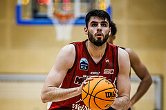 Basketball, Basketball Zweite Liga 2023/24, Grunddurchgang 13.Runde, Mistelbach Mustangs, Güssing Blackbirds, Viktor Vasat (22)