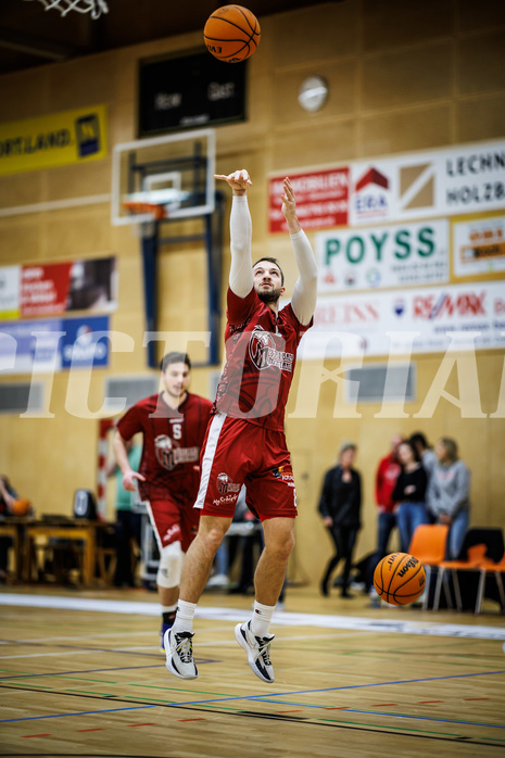Basketball, Basketball Zweite Liga 2023/24, Grunddurchgang 13.Runde, Mistelbach Mustangs, Güssing Blackbirds, Jan Kozina (8)