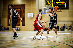 Basketball, Basketball Zweite Liga 2023/24, Grunddurchgang 13.Runde, Mistelbach Mustangs, Güssing Blackbirds, Thomas Linzer (9)