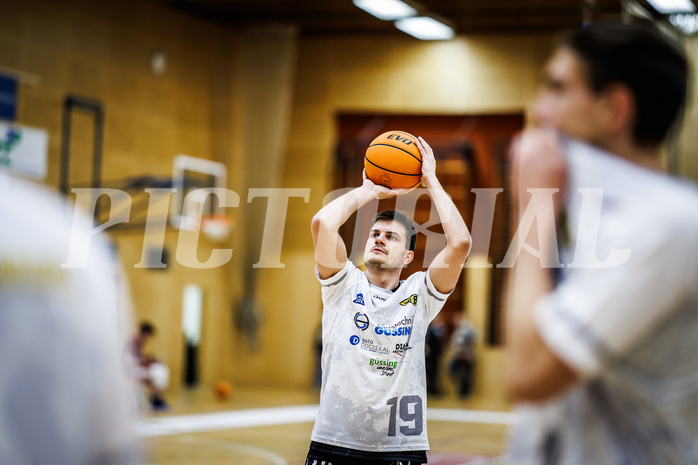 Basketball, Basketball Zweite Liga 2023/24, Grunddurchgang 13.Runde, Mistelbach Mustangs, Güssing Blackbirds, Jakob Ernst (19)