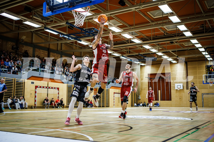Basketball, Basketball Zweite Liga 2023/24, Grunddurchgang 13.Runde, Mistelbach Mustangs, Güssing Blackbirds, Zdenek Nehyba (42)