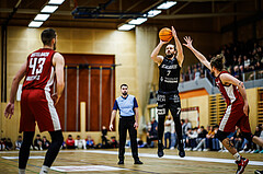Basketball, Basketball Zweite Liga 2023/24, Grunddurchgang 13.Runde, Mistelbach Mustangs, Güssing Blackbirds, Florian Pöcksteiner (7)