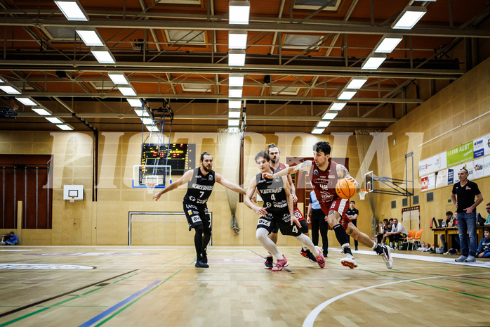 Basketball, Basketball Zweite Liga 2023/24, Grunddurchgang 13.Runde, Mistelbach Mustangs, Güssing Blackbirds, Zdenek Nehyba (42)
