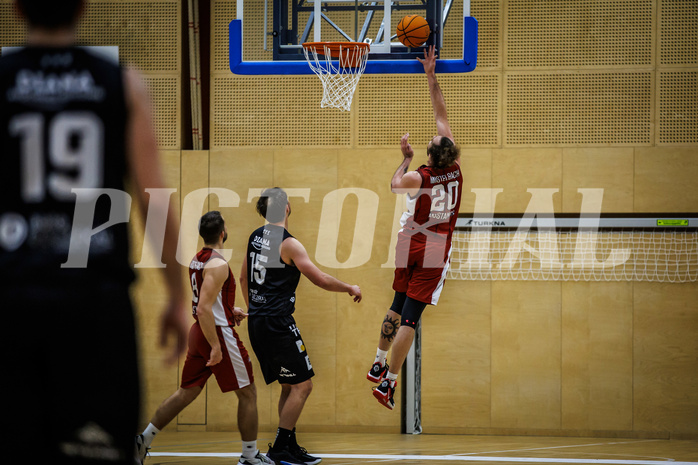 Basketball, Basketball Zweite Liga 2023/24, Grunddurchgang 13.Runde, Mistelbach Mustangs, Güssing Blackbirds, Ian Moschik (20)