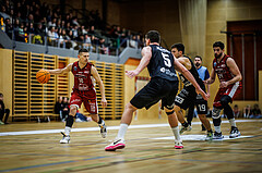 Basketball, Basketball Zweite Liga 2023/24, Grunddurchgang 13.Runde, Mistelbach Mustangs, Güssing Blackbirds, Dragisa Najdanovic (10)