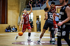 Basketball, Basketball Zweite Liga 2023/24, Grunddurchgang 13.Runde, Mistelbach Mustangs, Güssing Blackbirds, Dragisa Najdanovic (10)