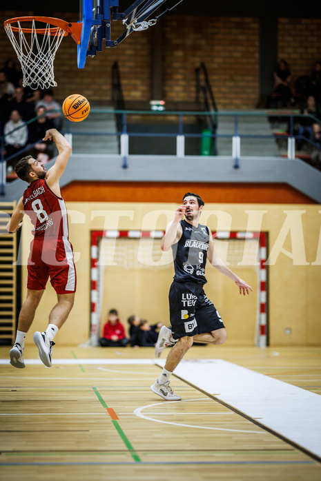 Basketball, Basketball Zweite Liga 2023/24, Grunddurchgang 13.Runde, Mistelbach Mustangs, Güssing Blackbirds, Jan Kozina (8), Thomas Linzer (9)