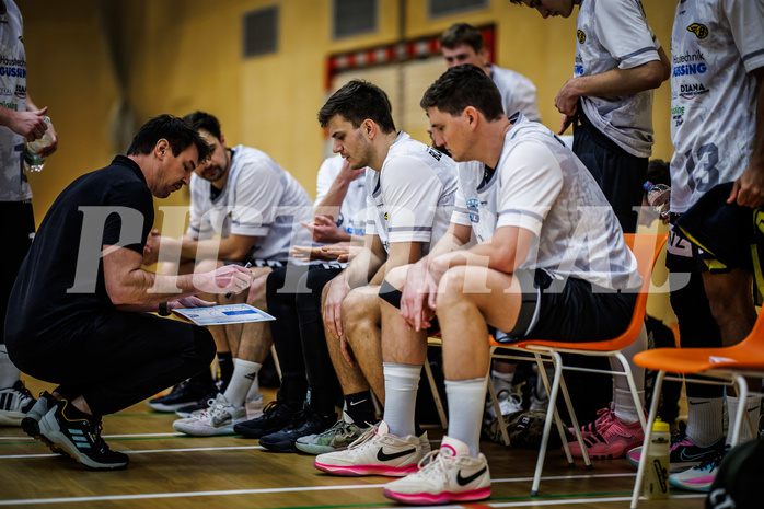 Basketball, Basketball Zweite Liga 2023/24, Grunddurchgang 13.Runde, Mistelbach Mustangs, Güssing Blackbirds, Daniel Müllner (Haed Coach)
