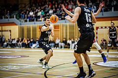 Basketball, Basketball Zweite Liga 2023/24, Grunddurchgang 13.Runde, Mistelbach Mustangs, Güssing Blackbirds, Luka Gaspar (15)