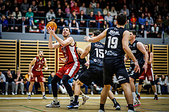 Basketball, Basketball Zweite Liga 2023/24, Grunddurchgang 13.Runde, Mistelbach Mustangs, Güssing Blackbirds, Jakub Jokl (43)