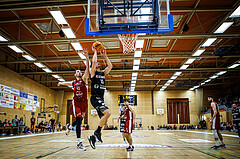 Basketball, Basketball Zweite Liga 2023/24, Grunddurchgang 13.Runde, Mistelbach Mustangs, Güssing Blackbirds, Luka Gaspar (15)