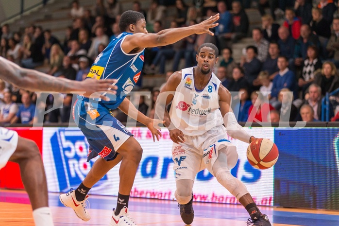 Basketball, ABL 2016/17, Grunddurchgang 7.Runde, Oberwart Gunners, Kapfenberg Bulls, Christopher McNealy (8), Kareem Jamar (4)